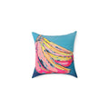 Neon Bananas Art Canvas Decorative Pillow