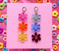 Rainbow Daisy Chain Earrings
