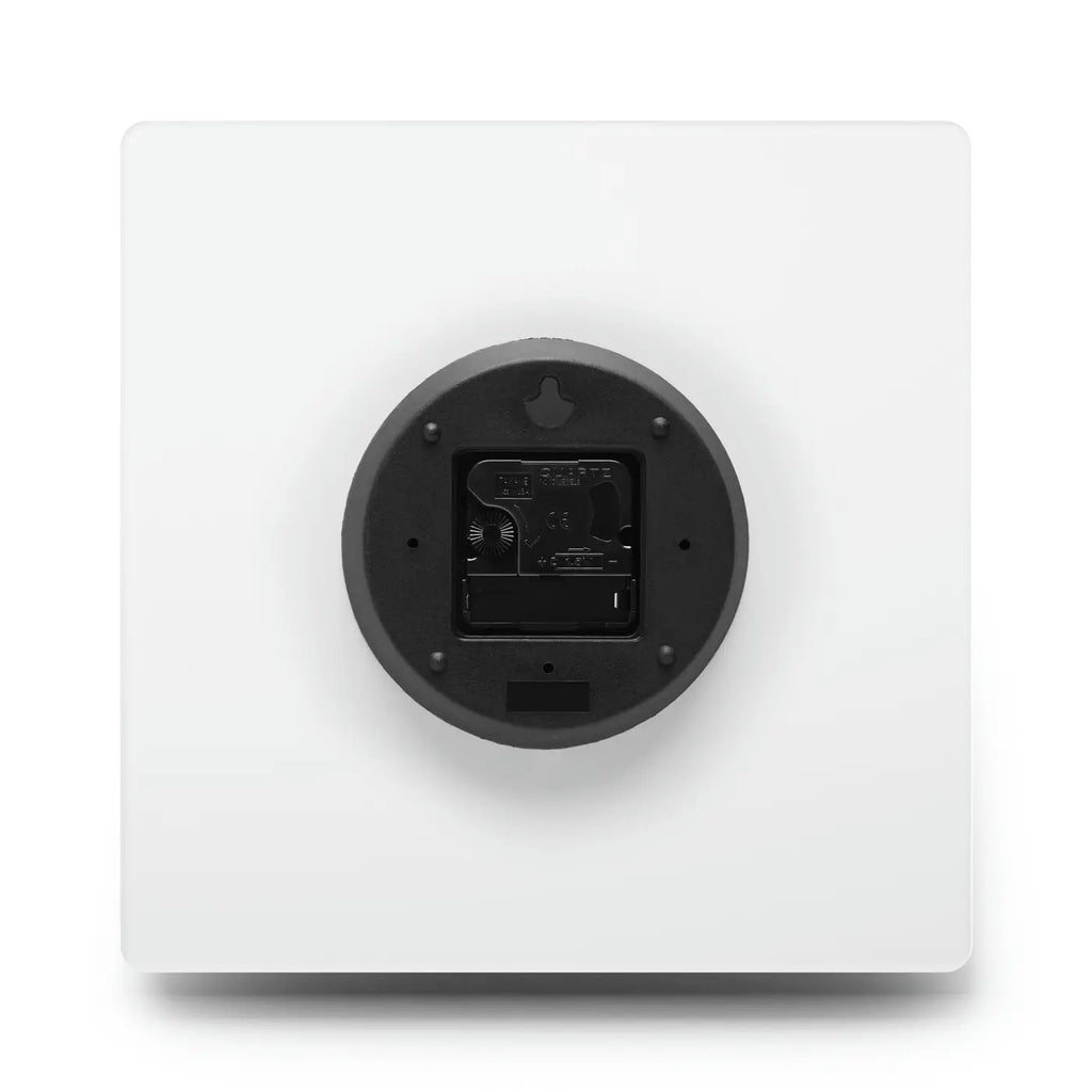 Radiant Aum Wall Clock - Acrylic Spiritual Decor - Dipaliz