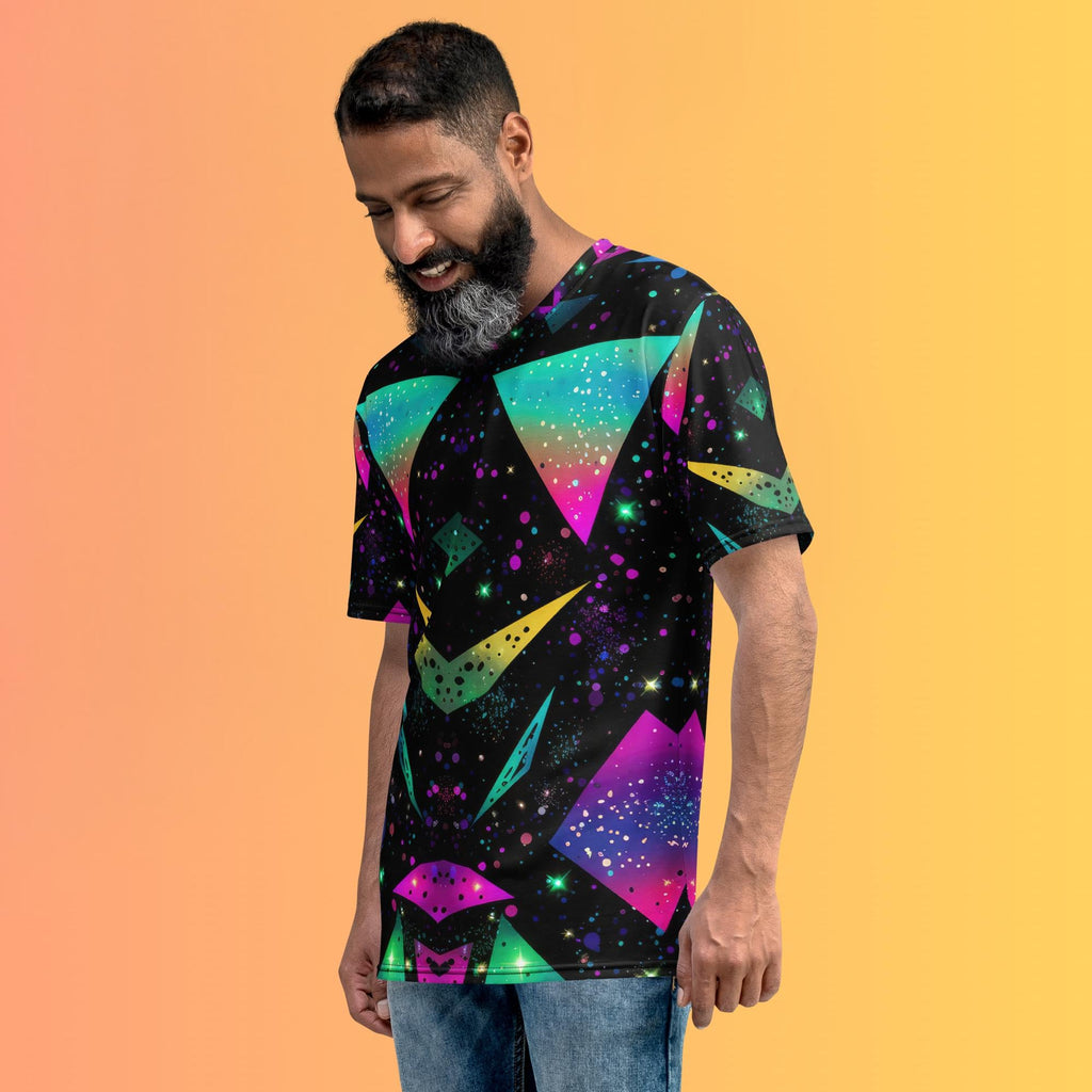 Retro Color Defender T-Shirt For EDM Rave Festival Outfit Clothing
