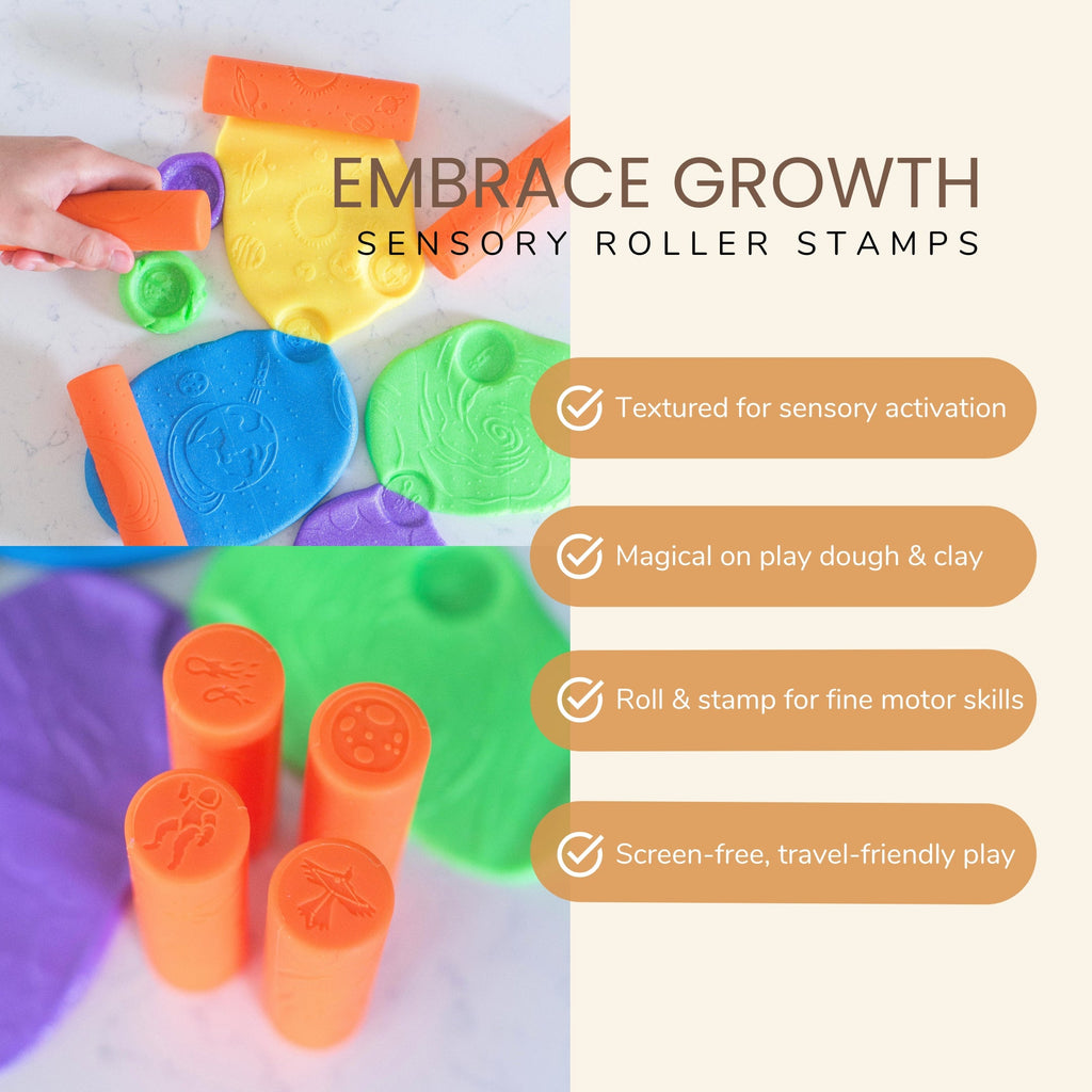 Space Play Dough Rollers (set of 4)